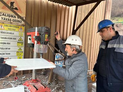 KARDEMİR A.Ş. ÇUKUR BUNKERLERİ KAPLAMA DEĞİŞİM İŞİ